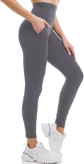Leggings with Pockets for Women, High Waisted Leggings Buttery Soft Non See Through Workout Yoga Pants